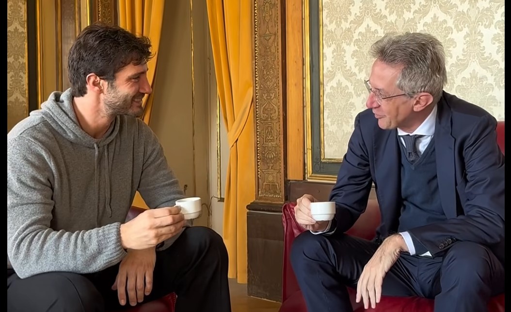 Stefano De Martino incontra il sindaco Manfredi a Napoli