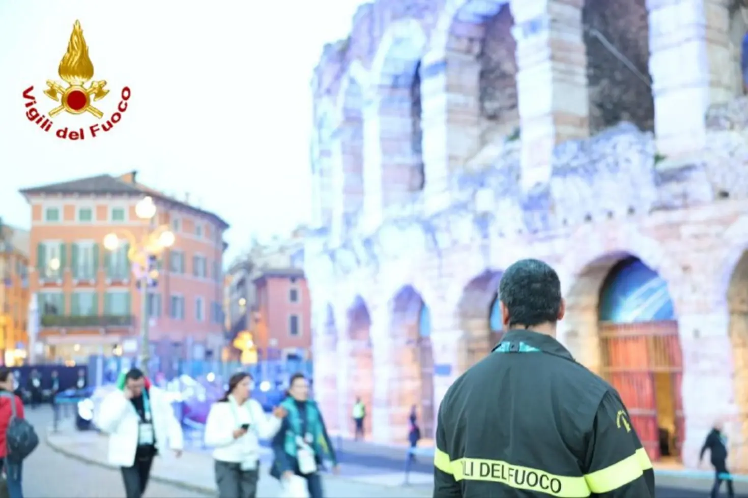 Vigili del Fuoco in campo per le Paralimpiadi 2026 all'Arena di Verona