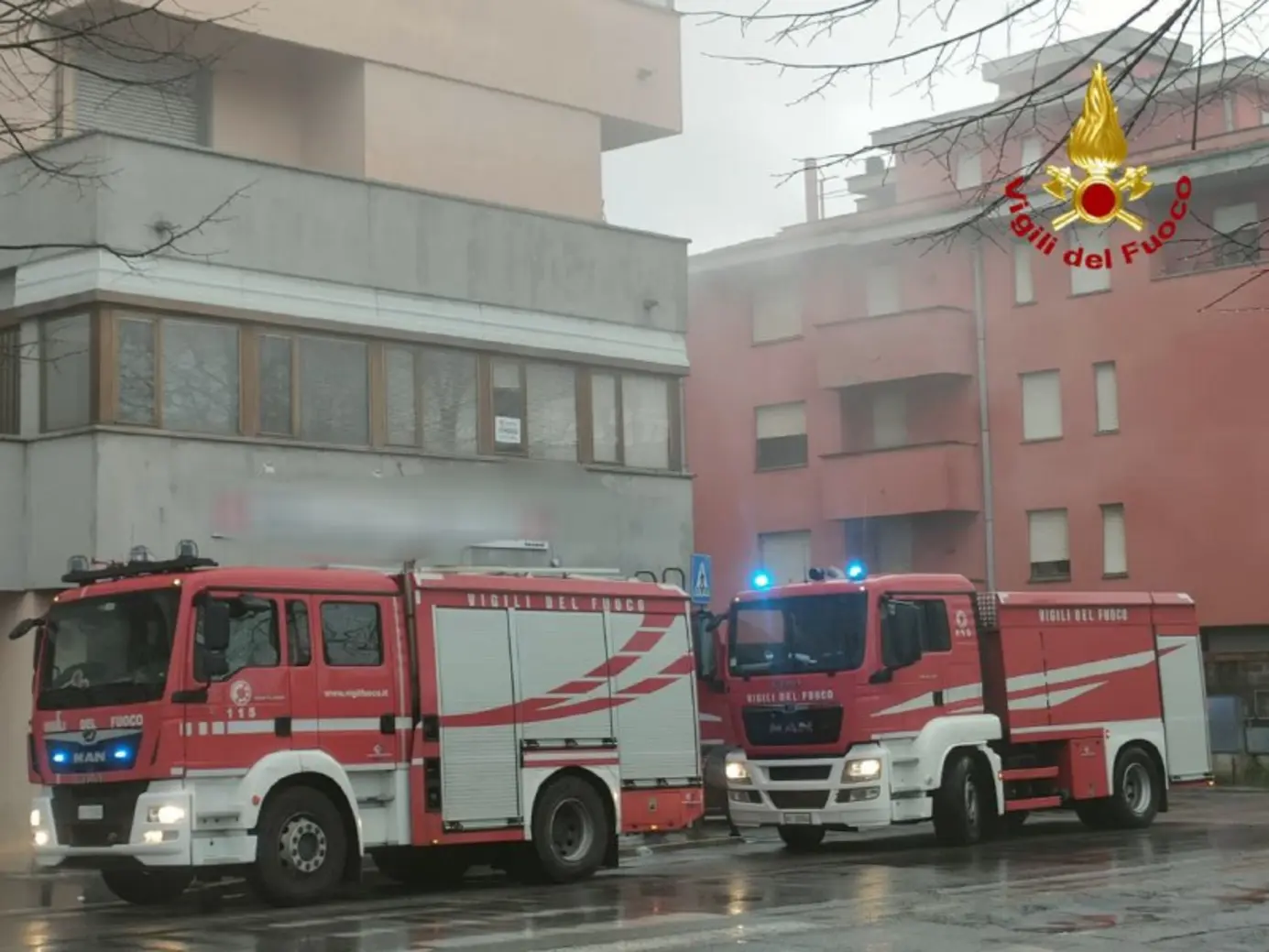 Pontedera: drammatico incendio in casa, morta una donna