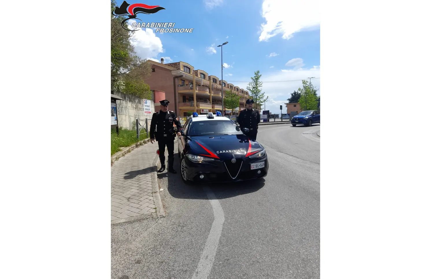 Alatri: arrestato 20enne per furto d'auto e resistenza
