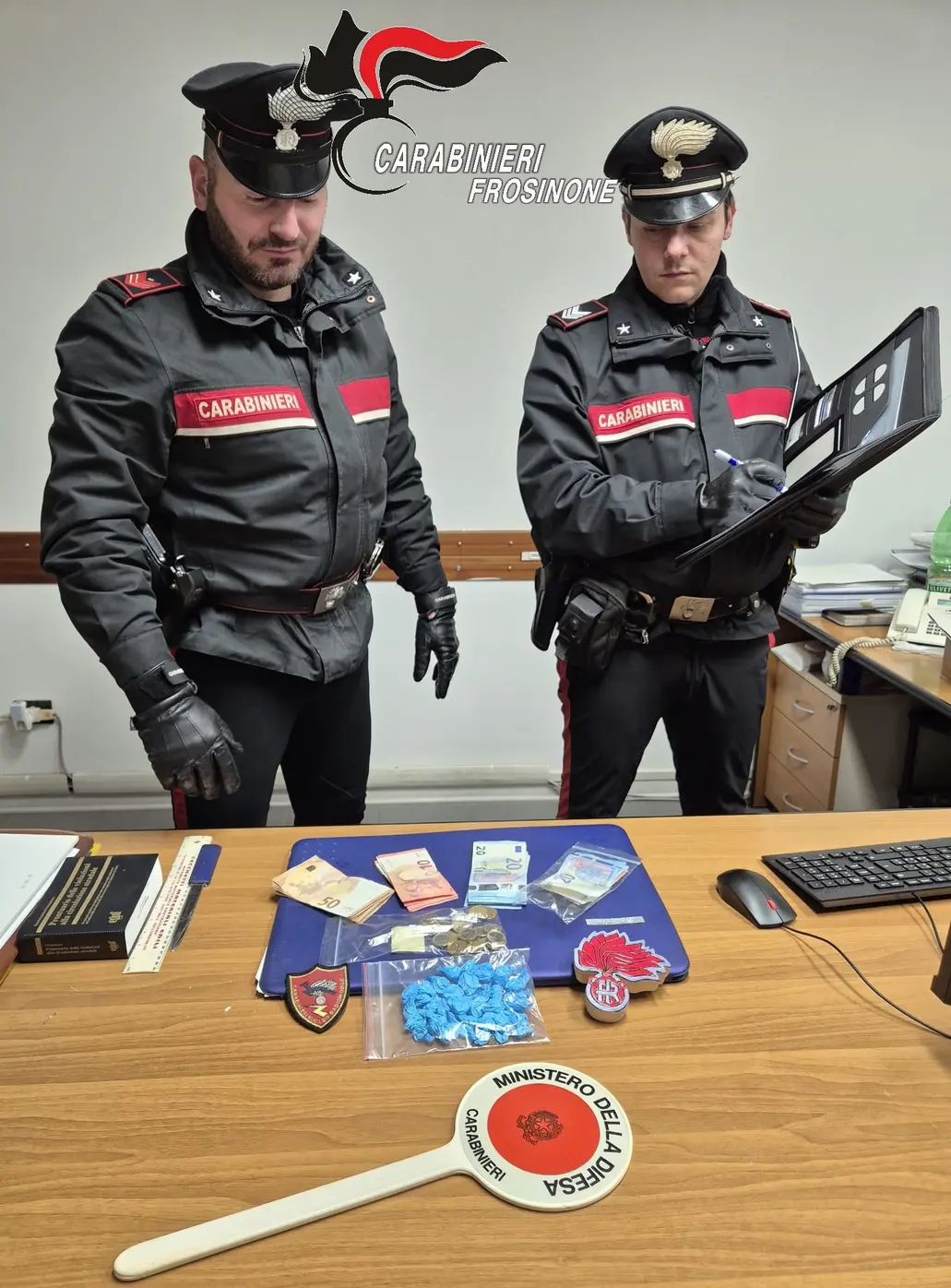 Anagni: 19enne arrestato con 44 dosi di cocaina