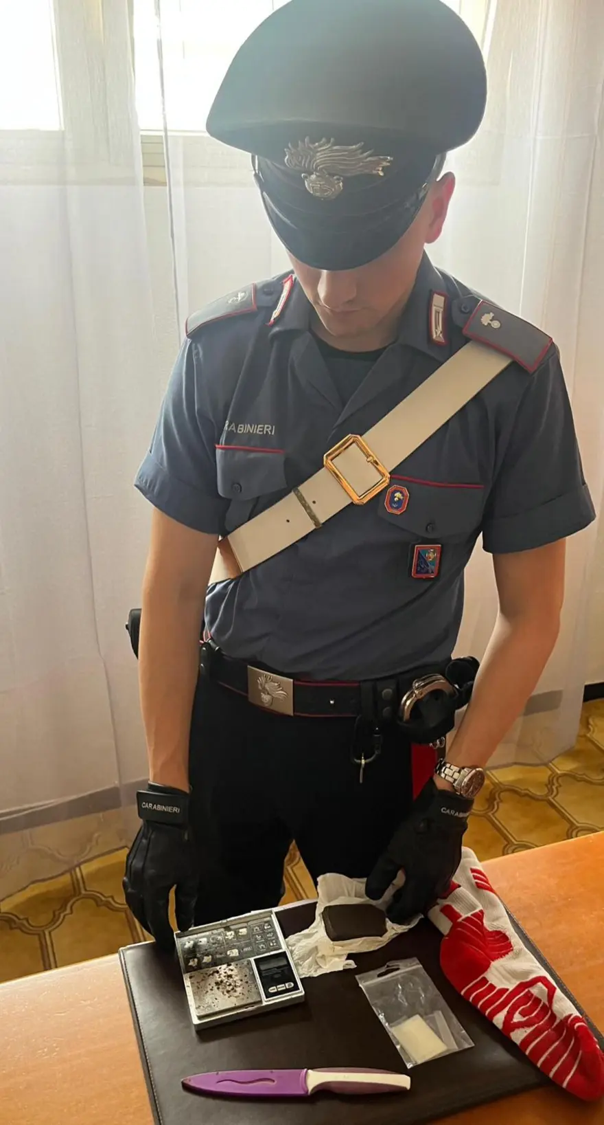 Arrestato 21enne ad Ardea con 84 grammi di hashish
