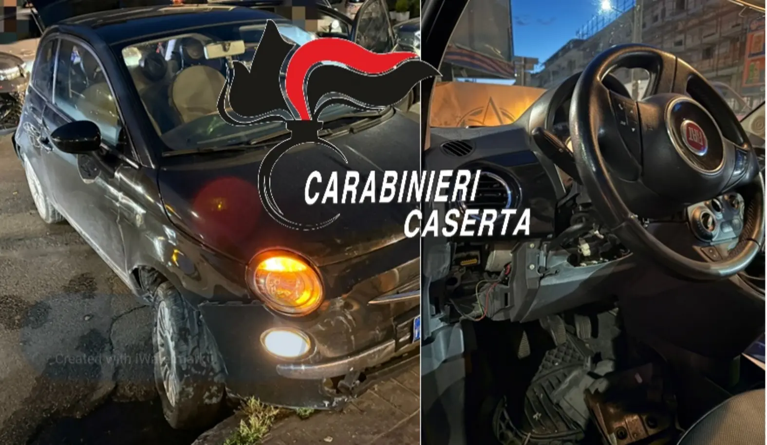 Auto rubata e inseguimento: due arresti tra Aversa e Giugliano