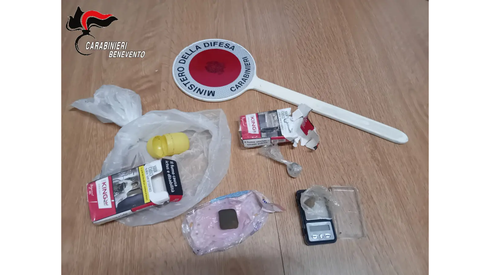Blitz antidroga a Benevento: arresti e sequestri