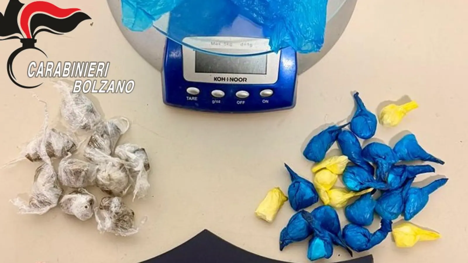 Blitz antidroga a Bressanone: arrestato 31enne