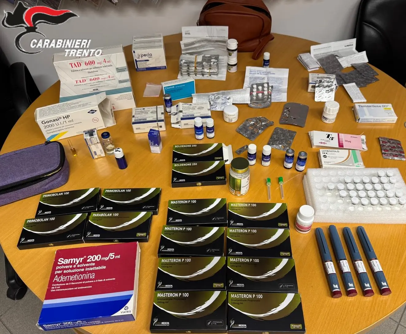 Borgo Valsugana: Carabinieri sequestrano droga e farmaci dopanti