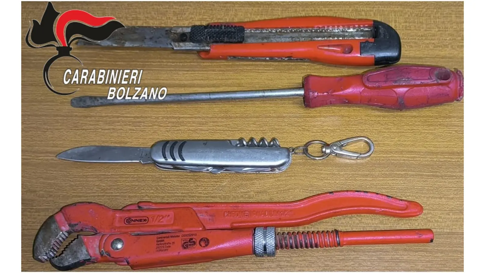 Bressanone: fermati tre sospetti con attrezzi da scasso