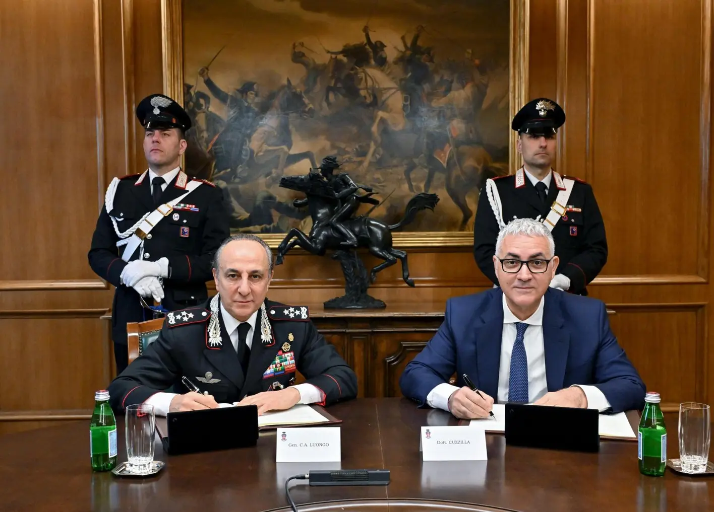 Carabinieri e 4.Manager siglano protocollo d'intesa