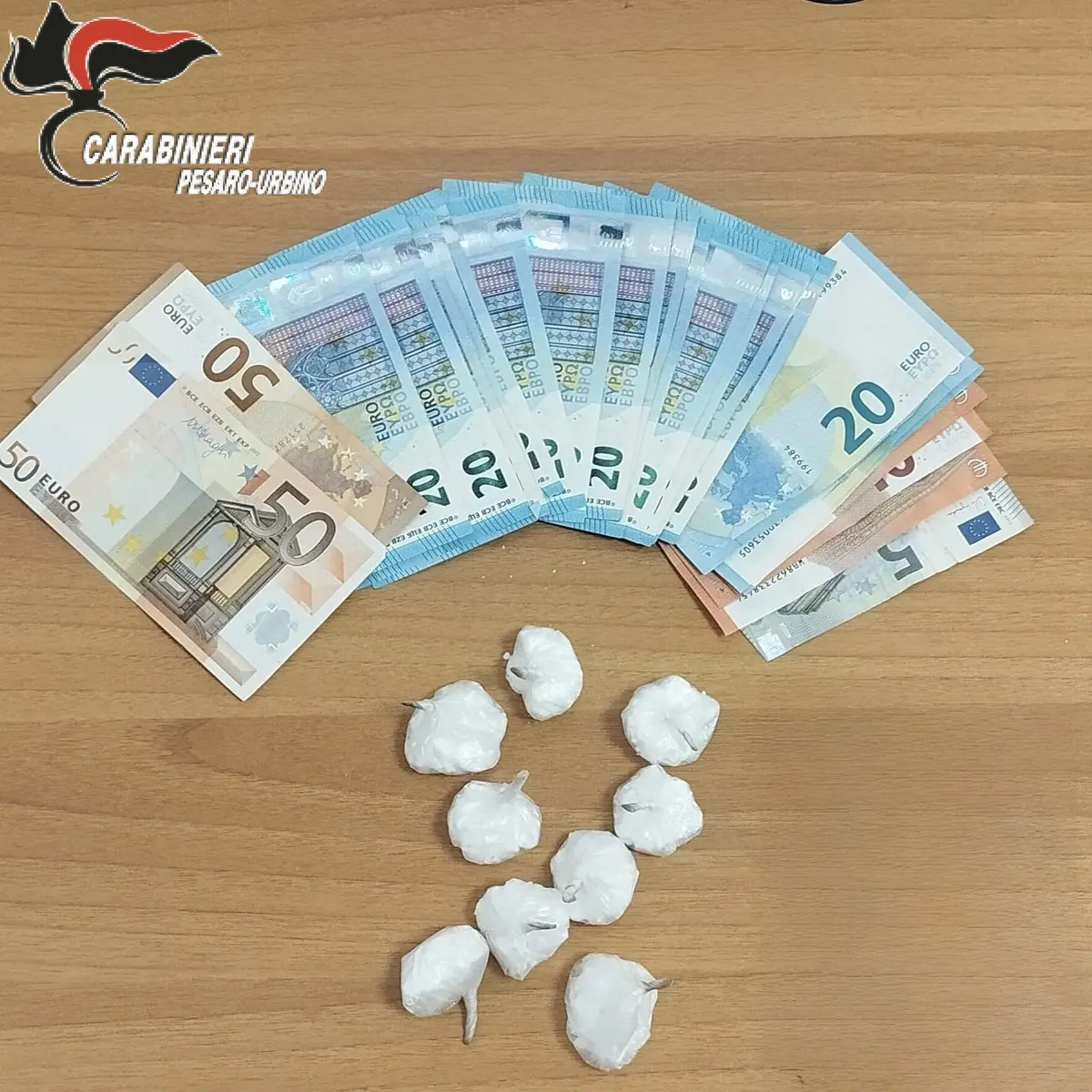 Carabinieri: arresti e sequestri a Fermignano per droga