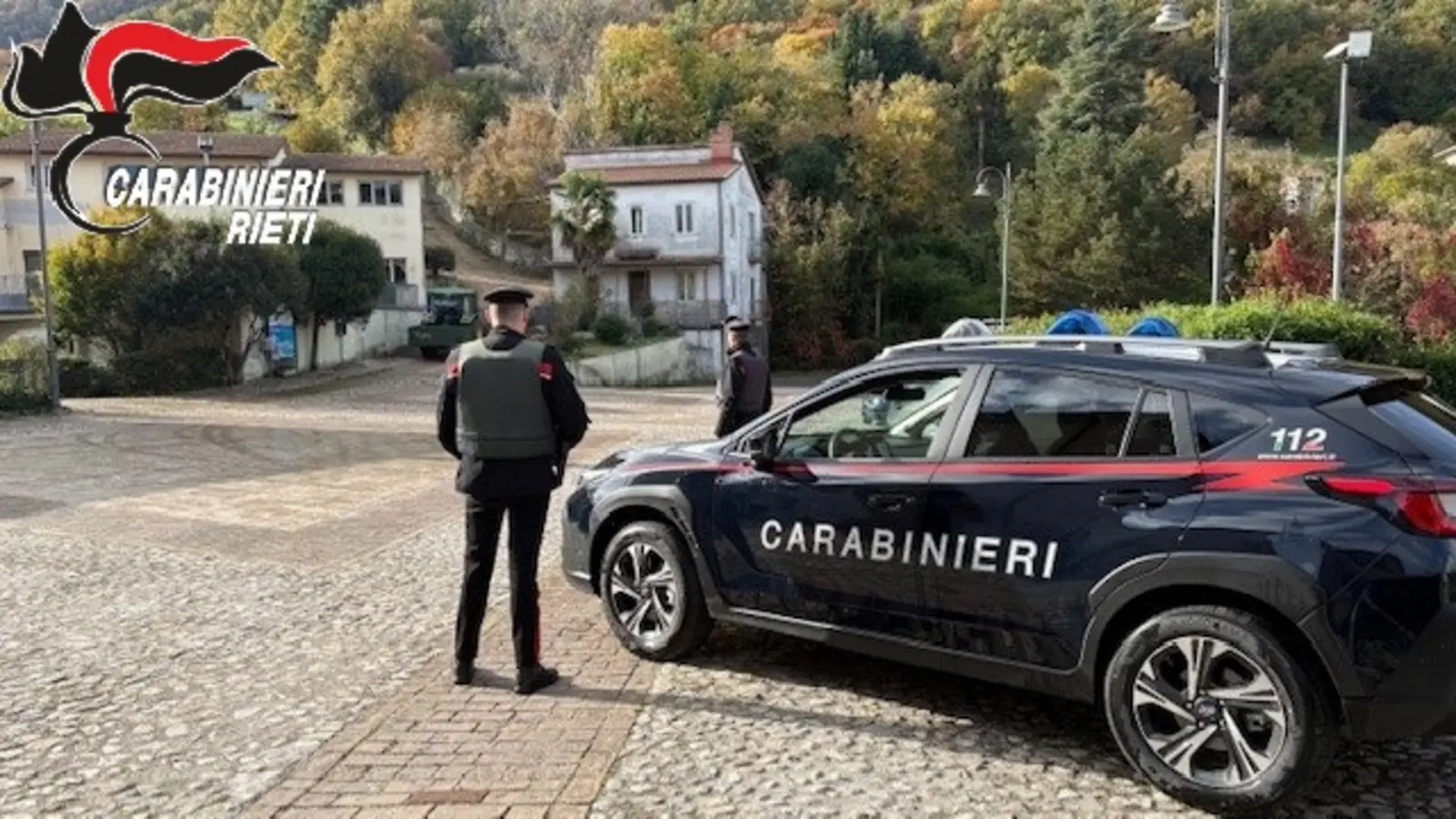 Carabinieri in azione a Rieti per presunto reato