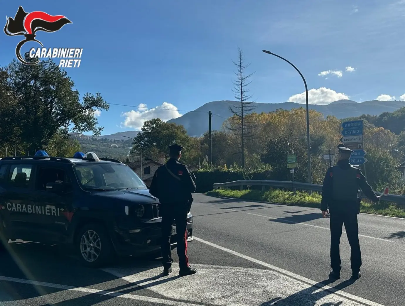 Carabinieri: controlli intensificati nel Reatino