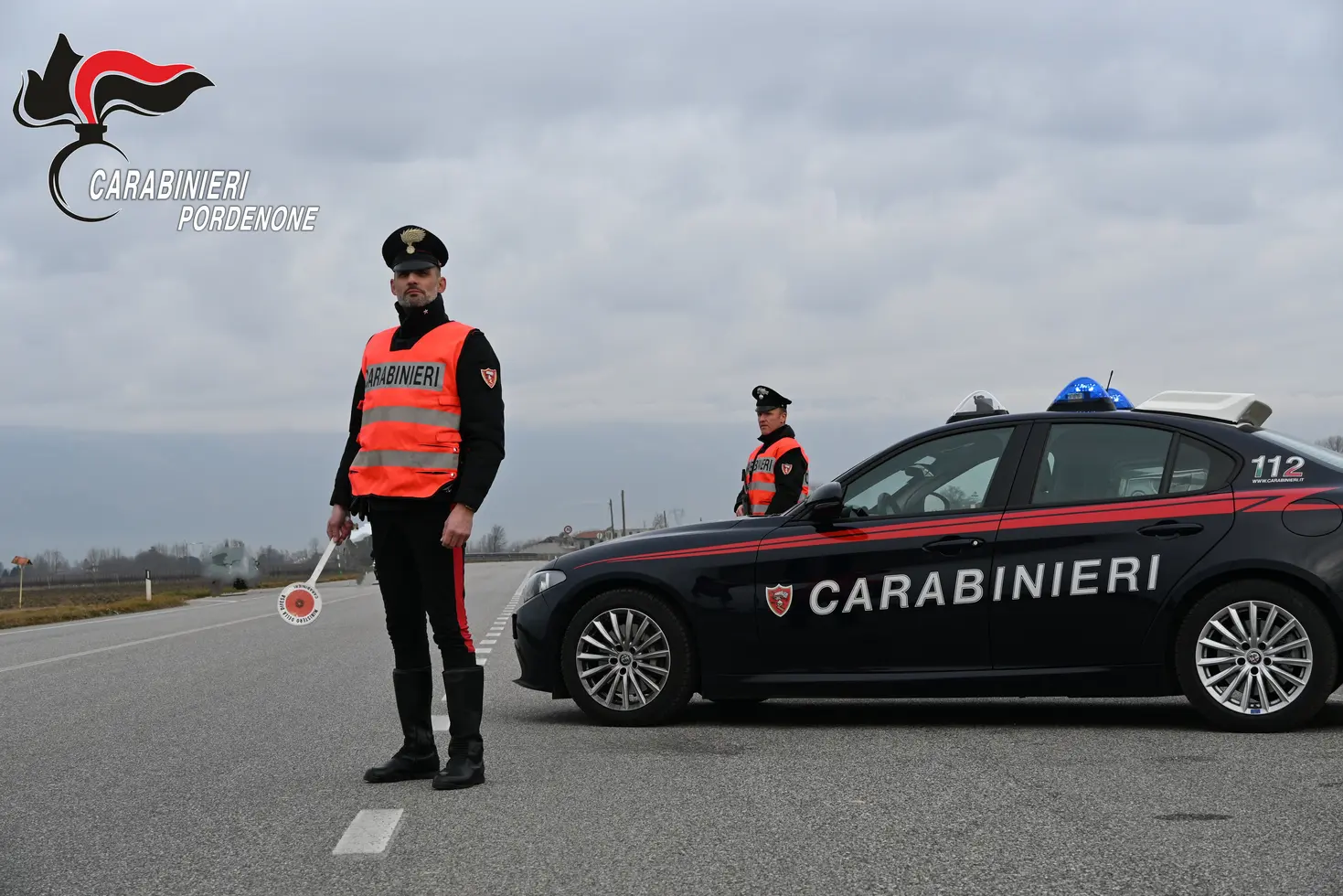 Carabinieri: controlli intensificati sulle strade del Pordenonese