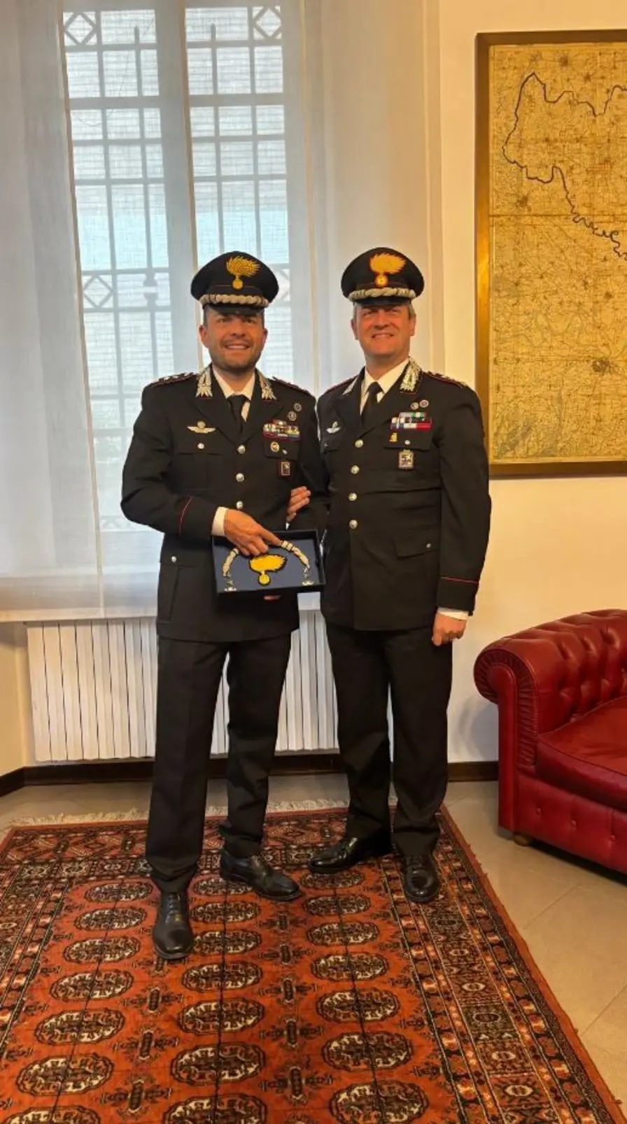 Carabinieri: riconoscimento per un ufficiale a Cremona