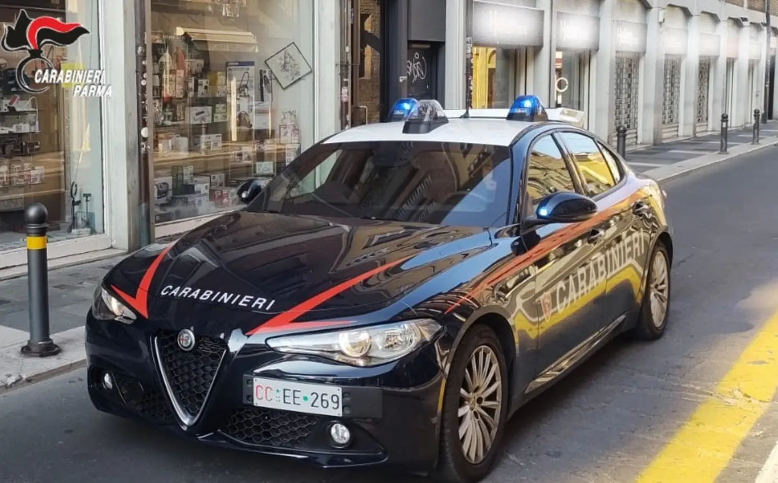 Carabinieri: denunce per lesioni e furto a Parma e Busseto