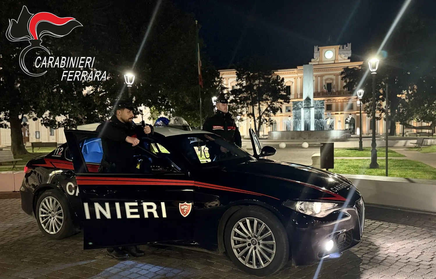 Carabinieri in servizio a Ferrara per la Festa della Liberazione