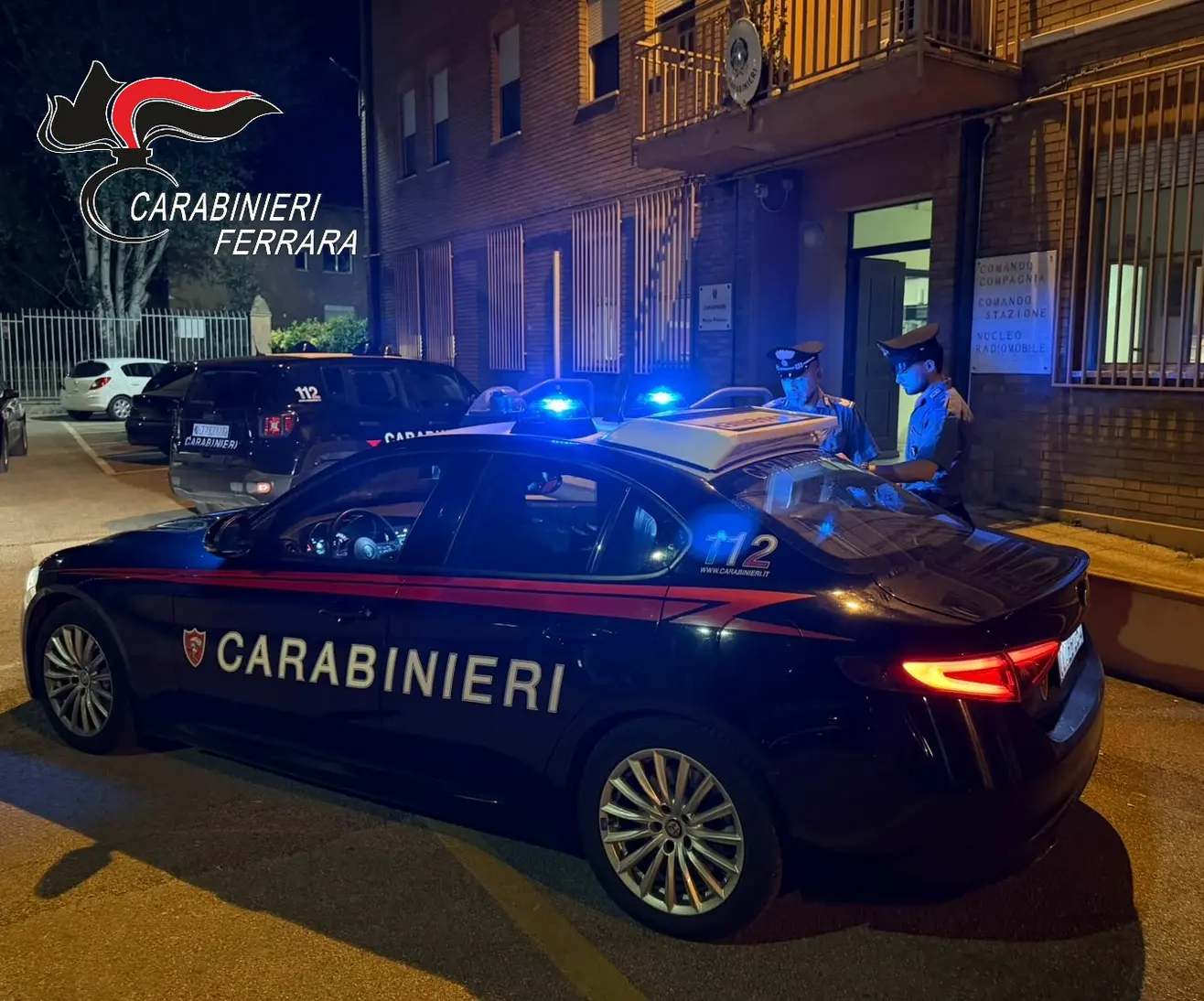 Carabinieri Ferrara: arresti per spaccio e furto
