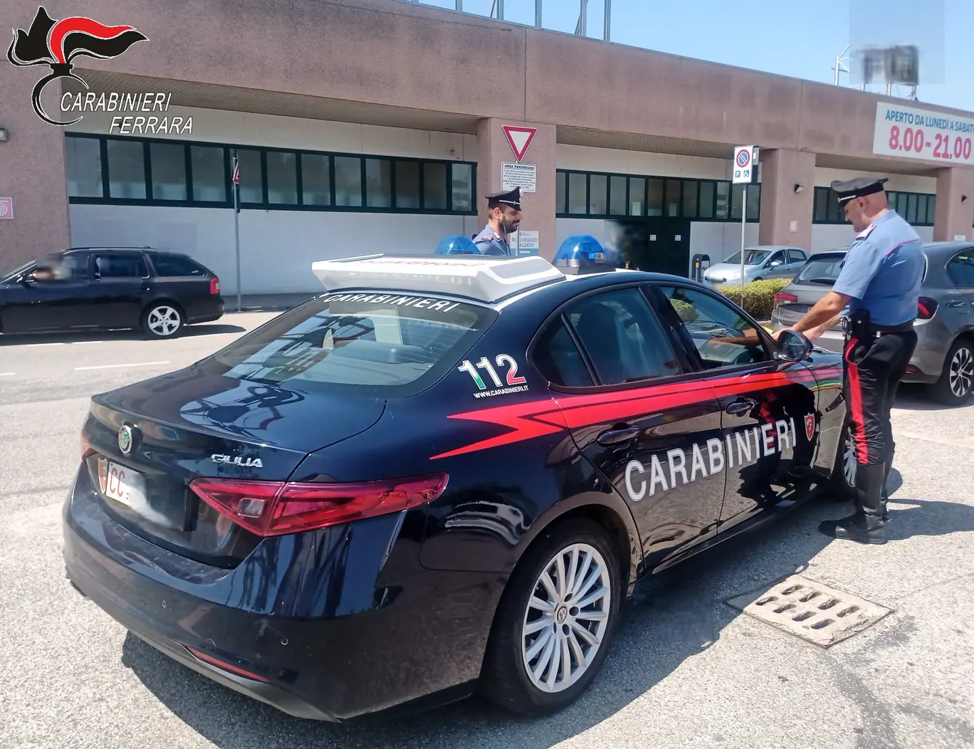 Carabinieri in azione a Ferrara: controlli e sicurezza