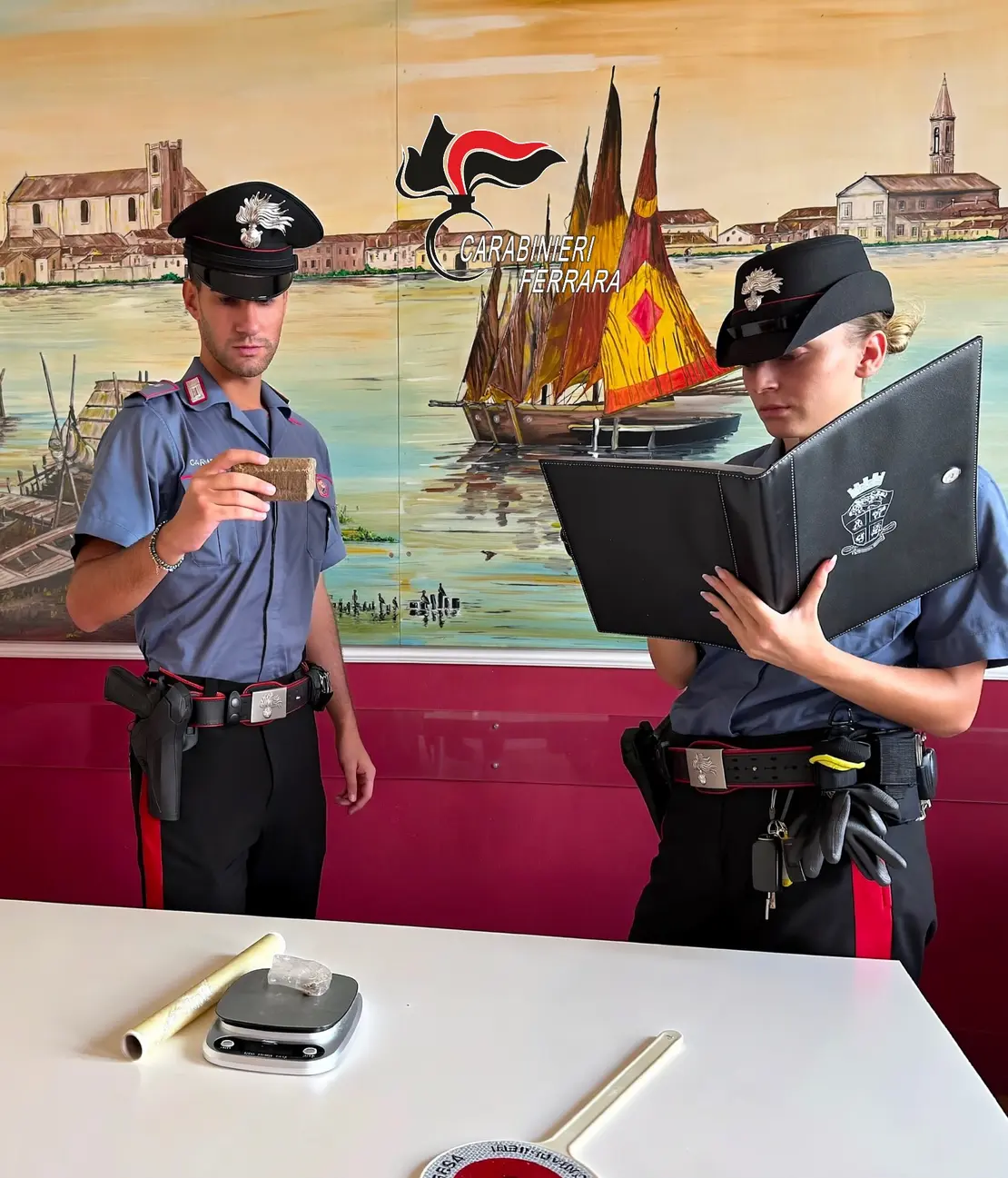 Carabinieri Ferrara: sequestro droga e arresti