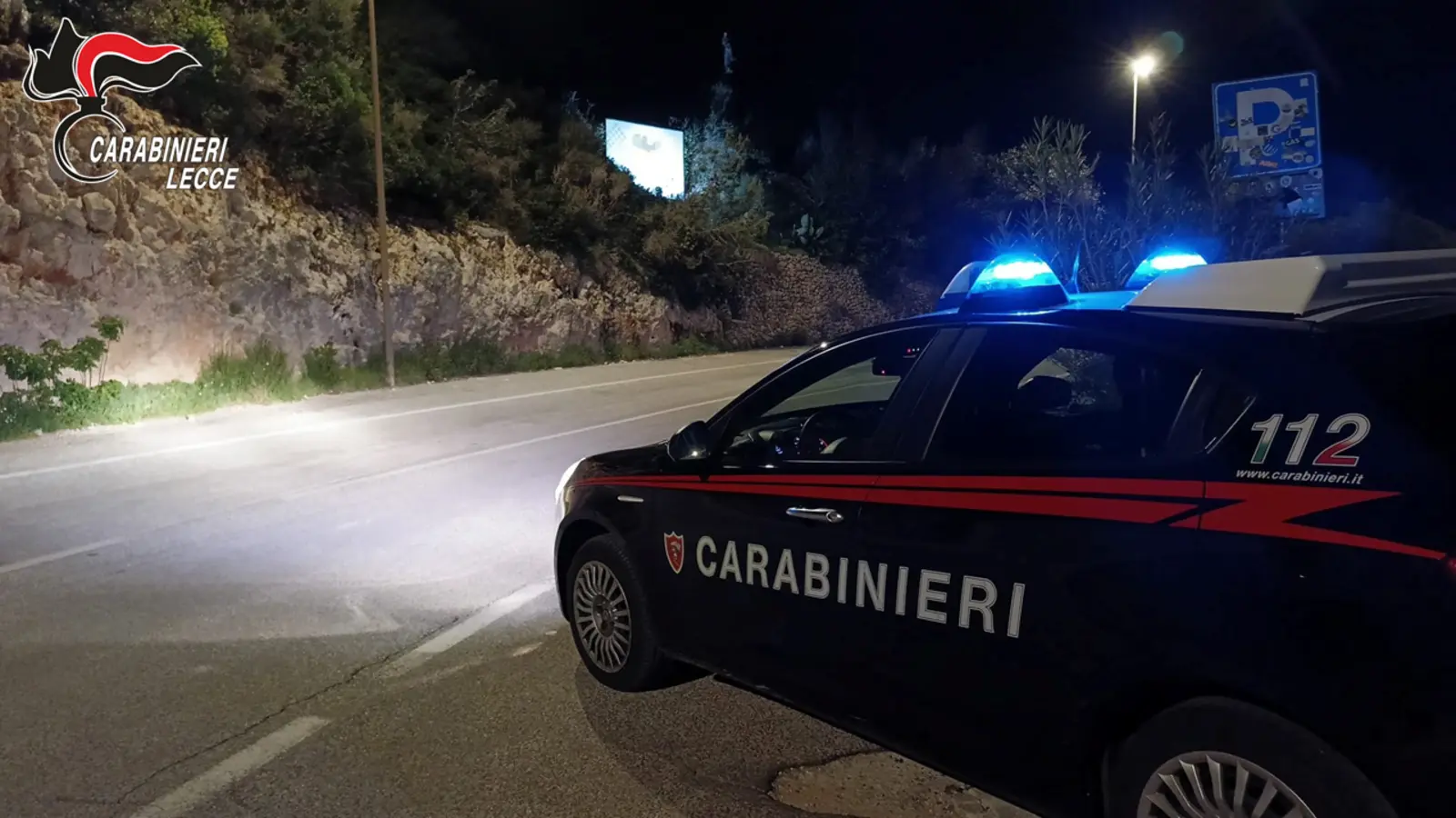 Carabinieri Lecce: operazione antidroga nella notte