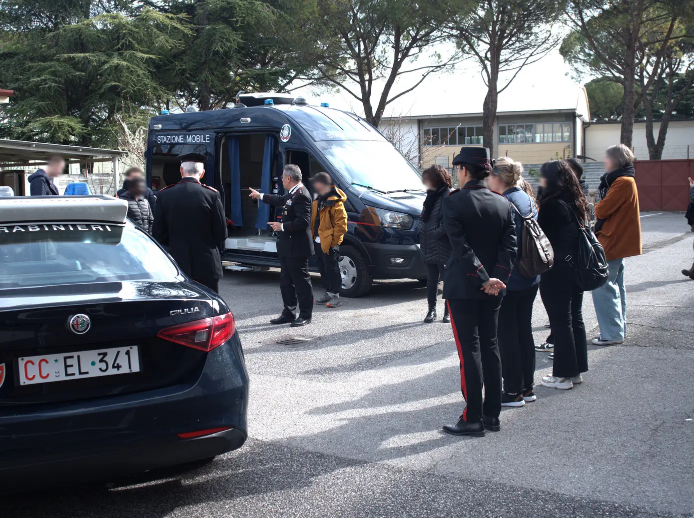 Carabinieri Monfalcone: visita dei ragazzi del Consorzio Blu