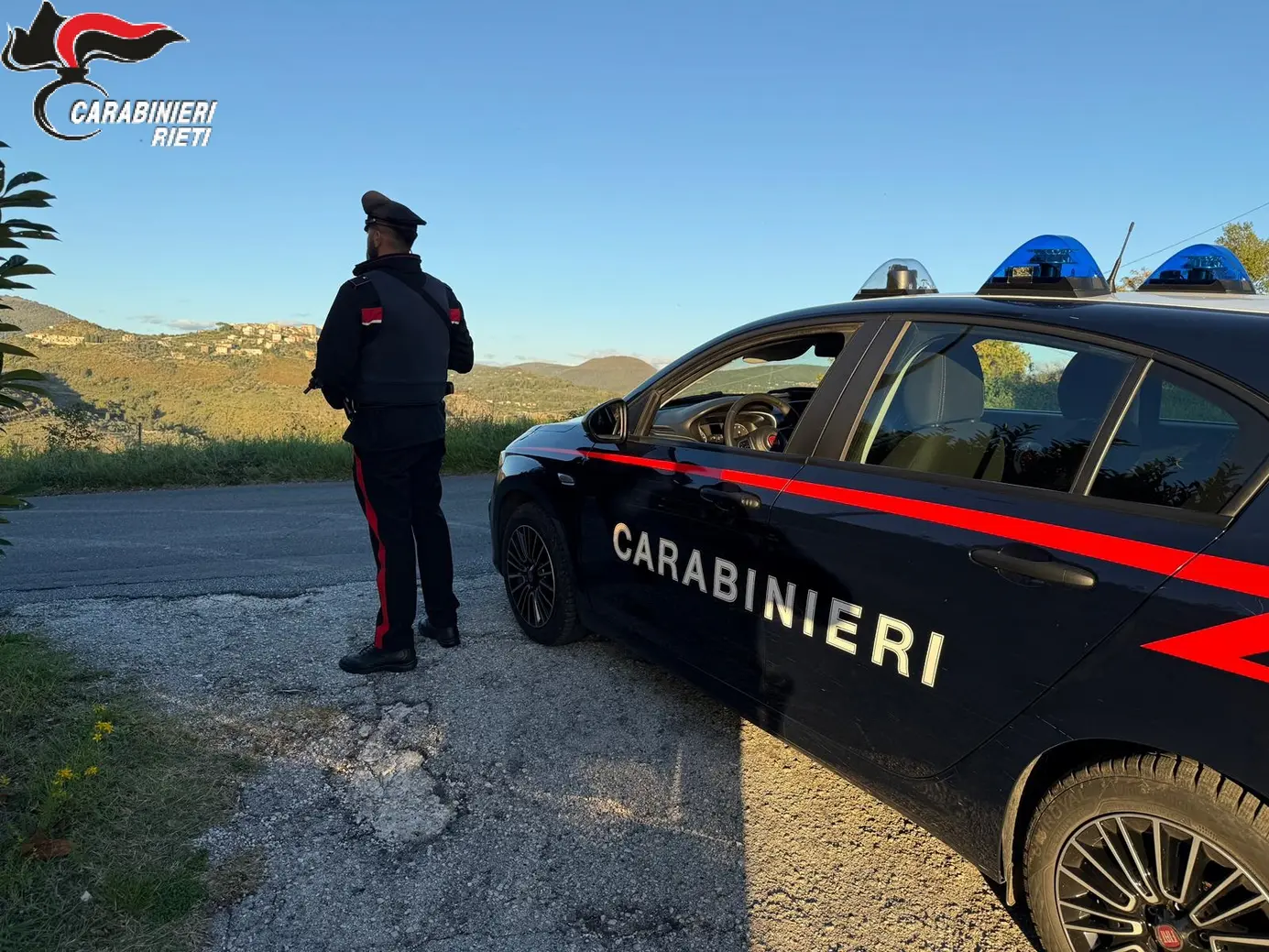 Carabinieri in azione nella provincia di Rieti