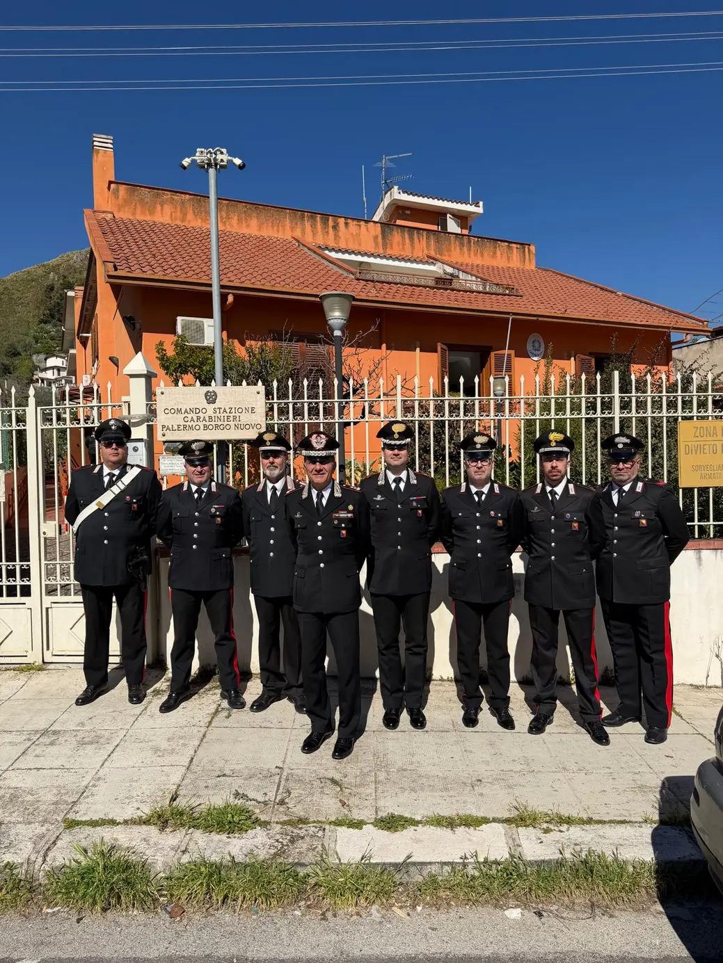 Carabinieri: visita del Generale Del Monaco a Palermo