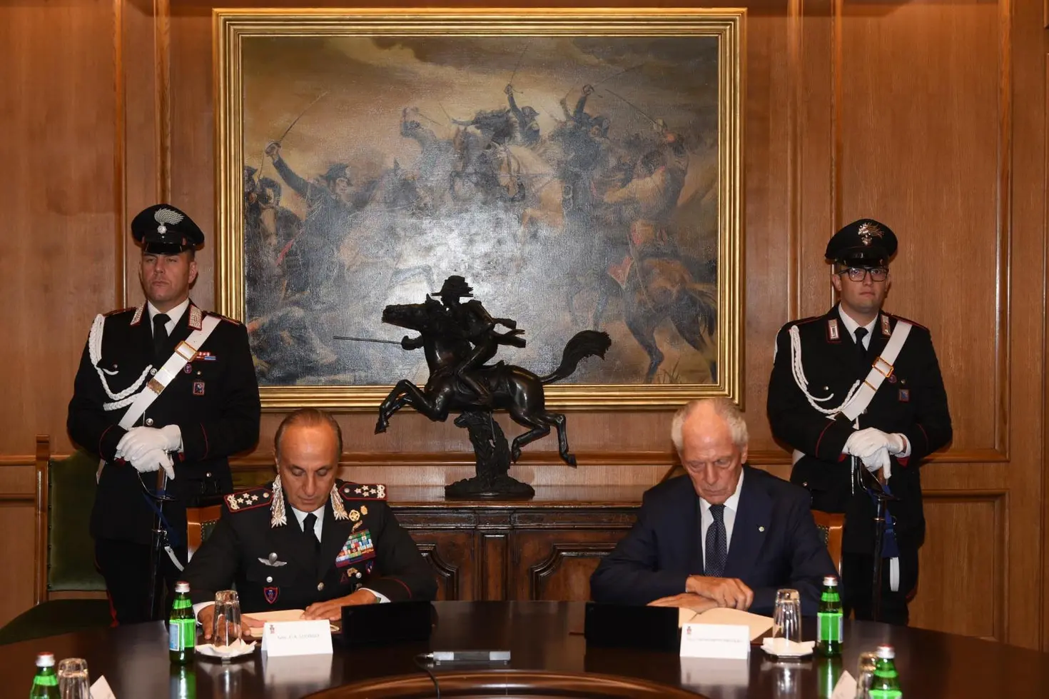Carabinieri e Pirelli siglano un protocollo d'intesa