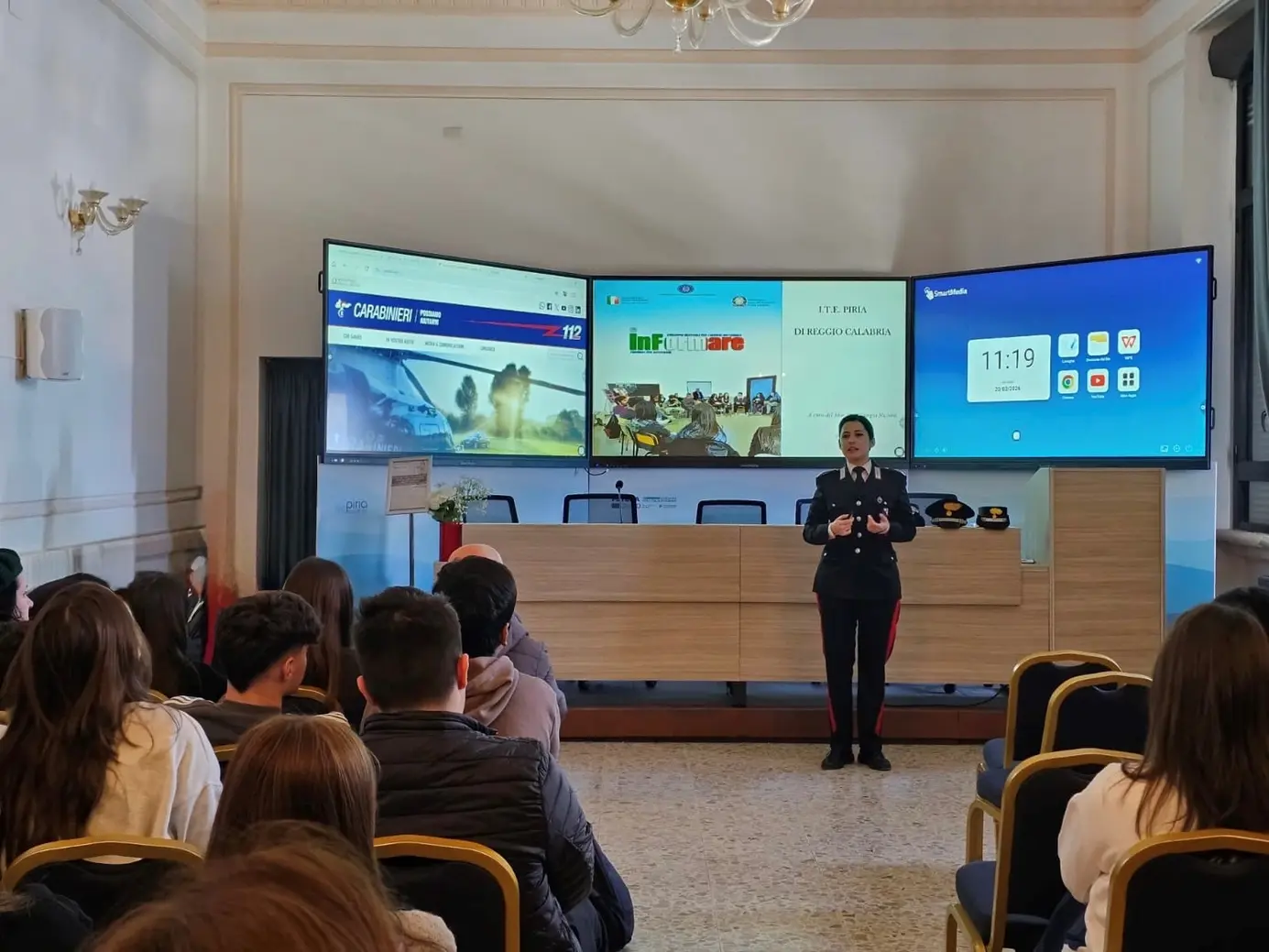 Carabinieri a scuola: progetto INFORMARE al Piria