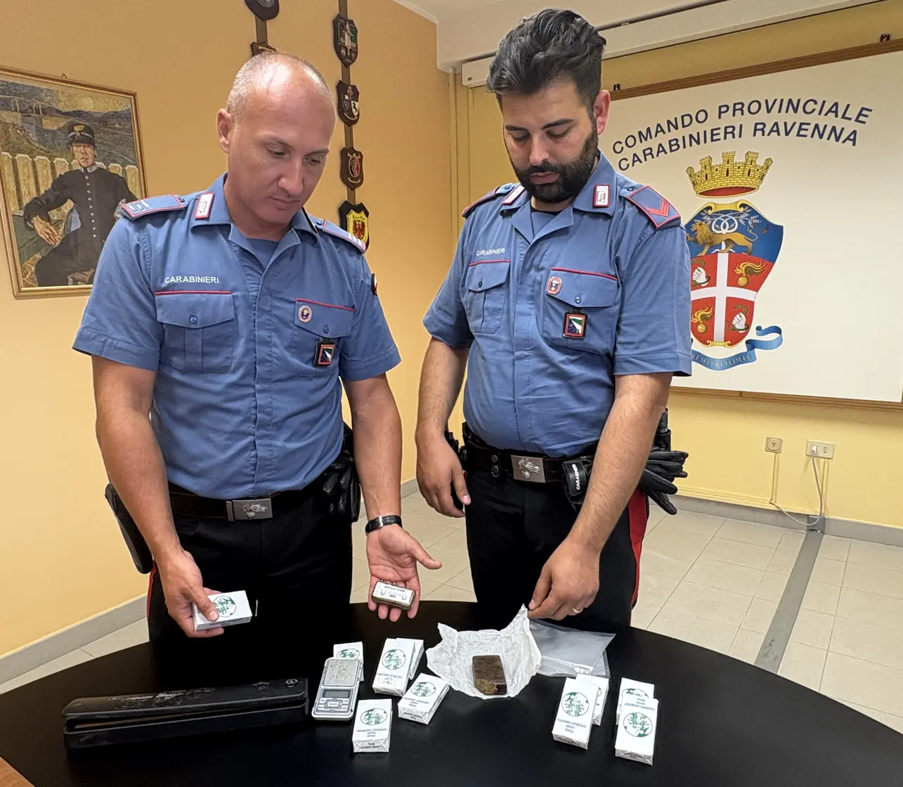 Carabinieri Ravenna: arresto per detenzione di stupefacenti