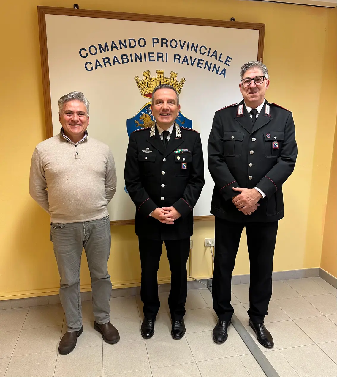 Carabinieri Ravenna: incontro con i militari in congedo
