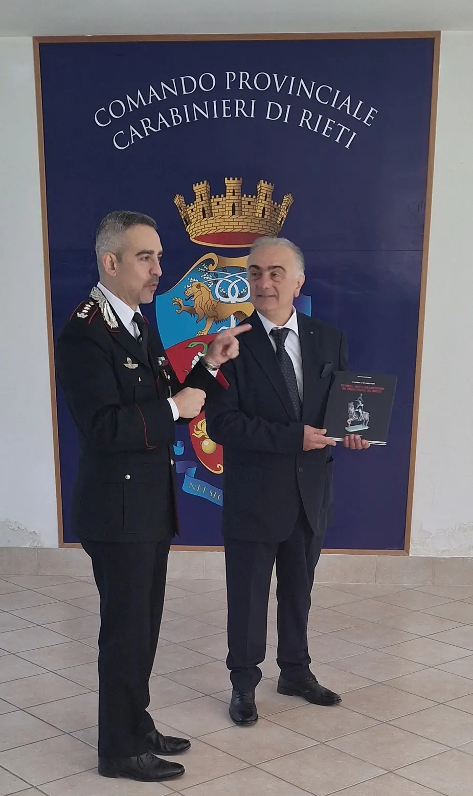 Carabinieri di Rieti: congedo per il Luogotenente Gala