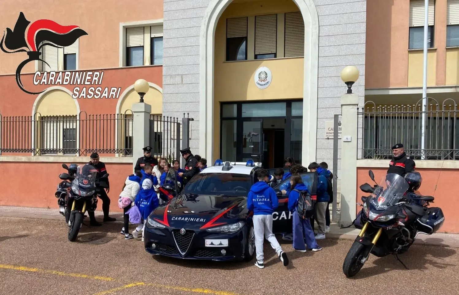 Carabinieri di Sassari incontrano gli studenti a Olbia