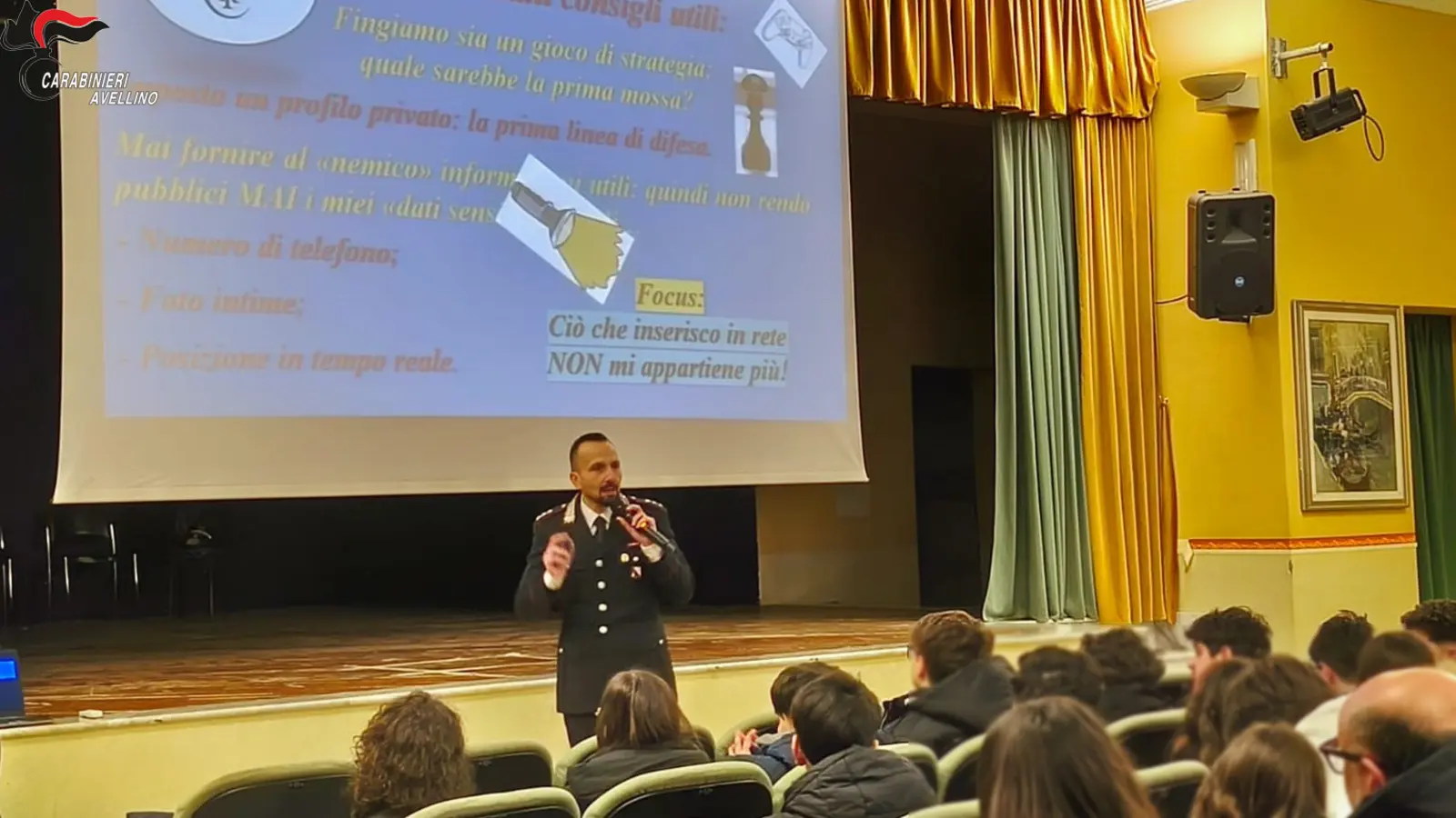 Carabinieri a scuola: legalità e cyberbullismo nella Valle Ufita