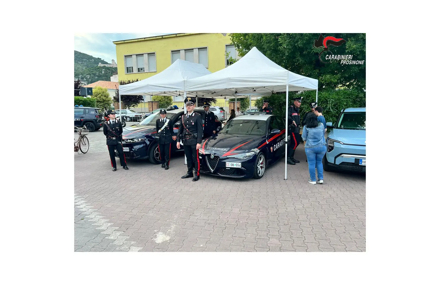 Cassino: successo per l'Auto Show, Carabinieri in prima linea