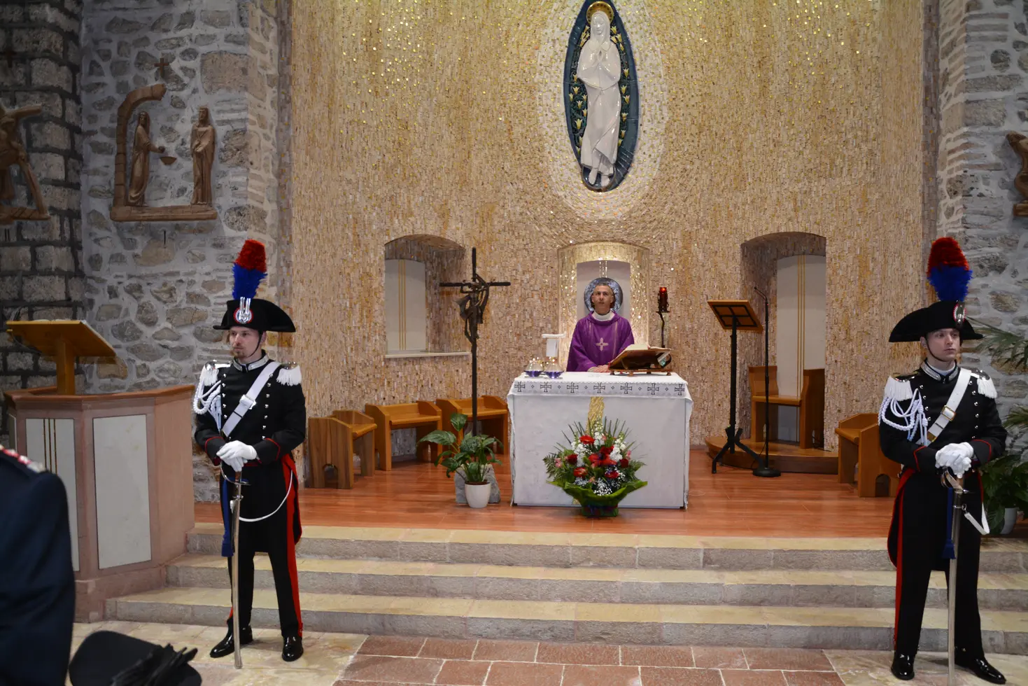 Celebrazione religiosa per il precetto pasquale
