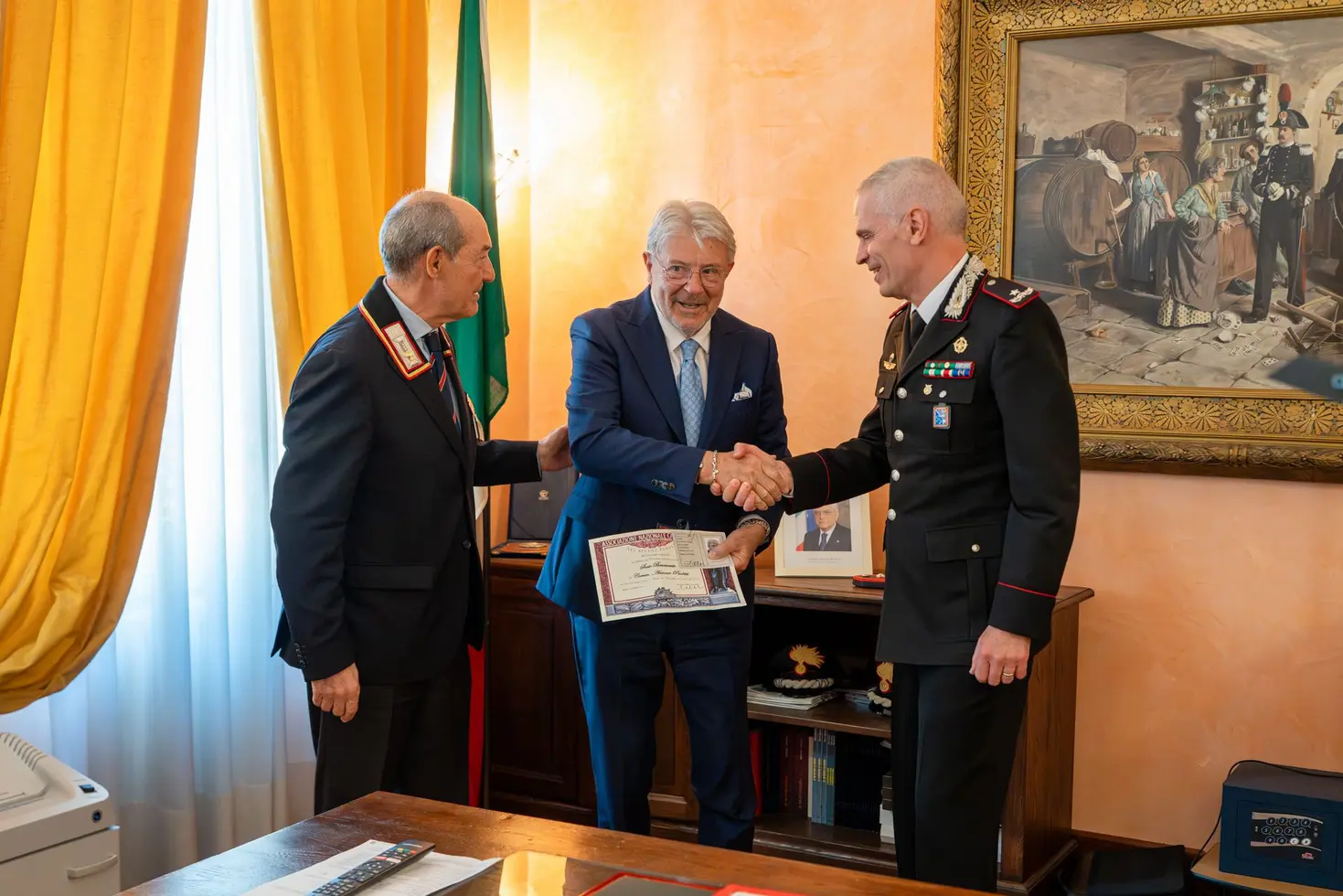 Consegna tessere ANC: riconoscimento per i soci