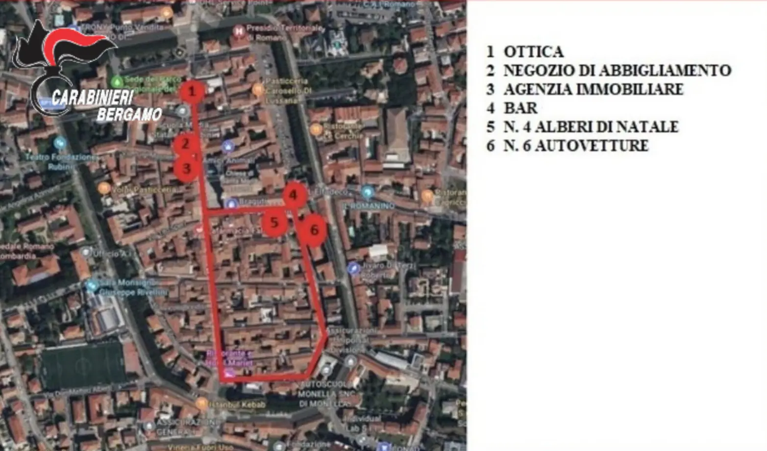 Danneggiamento alberi di Natale: denunciati giovani a Romano