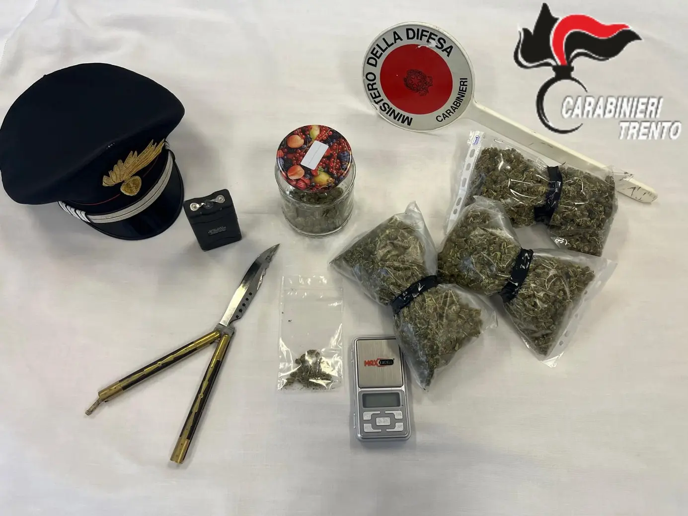 Droga, arresti e sequestri: i Carabinieri di Riva del Garda in azione
