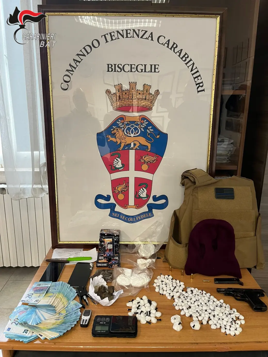 Droga e denaro: arrestato giovane a Bisceglie
