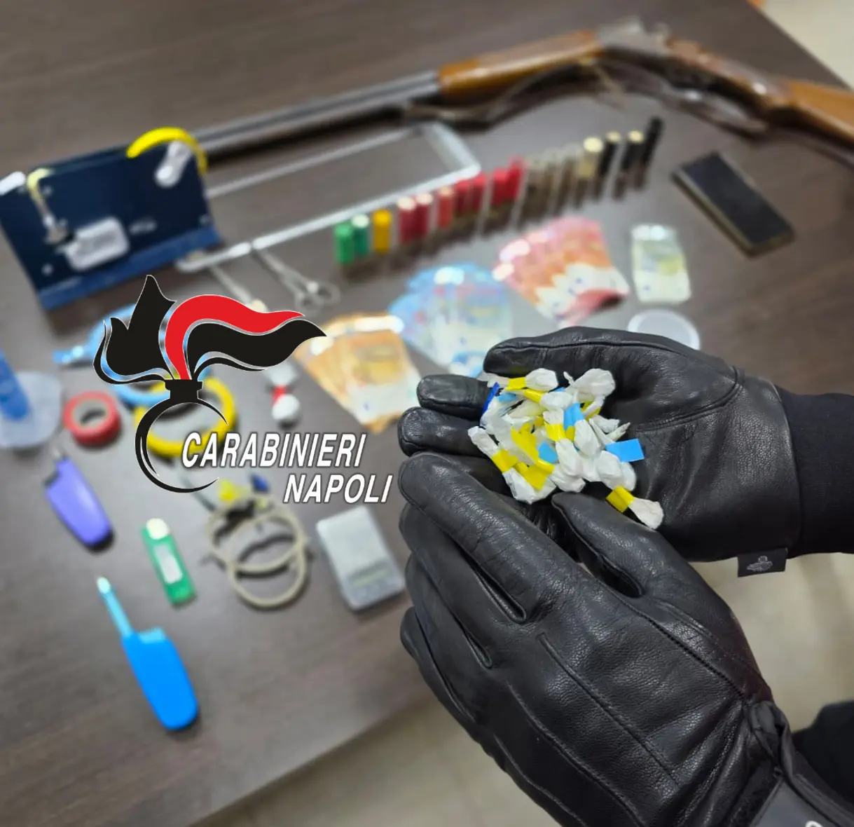 Droga e fucile a Cardito: arrestato 58enne