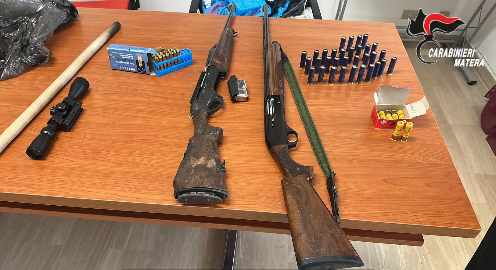 Due arresti per armi clandestine a Policoro