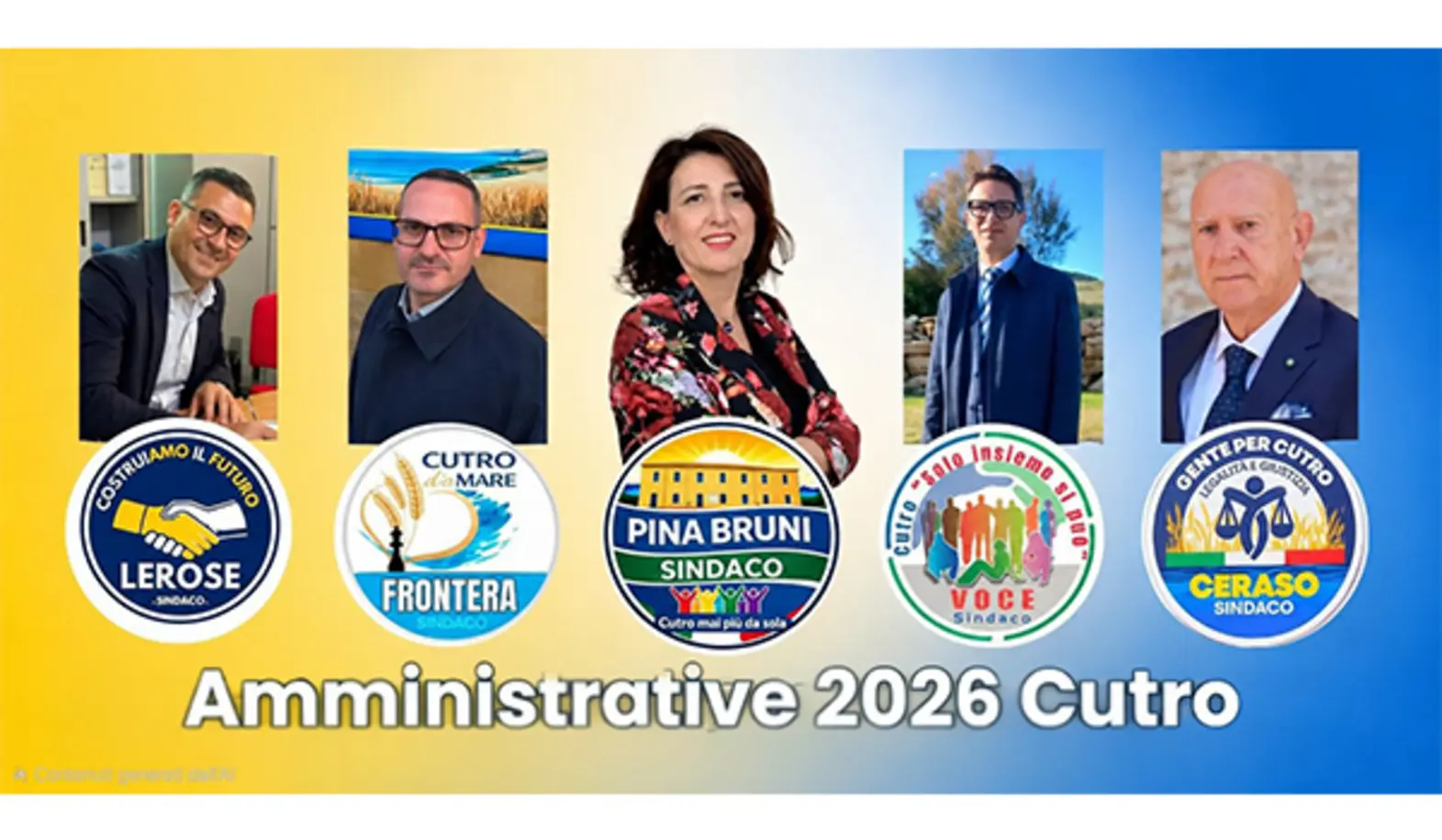 Elezioni Cutro 2026: cinque candidati, focus su Pina Bruni