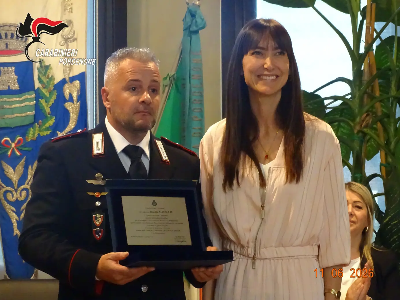 Encomio civico a Prata di Pordenone per atto di coraggio
