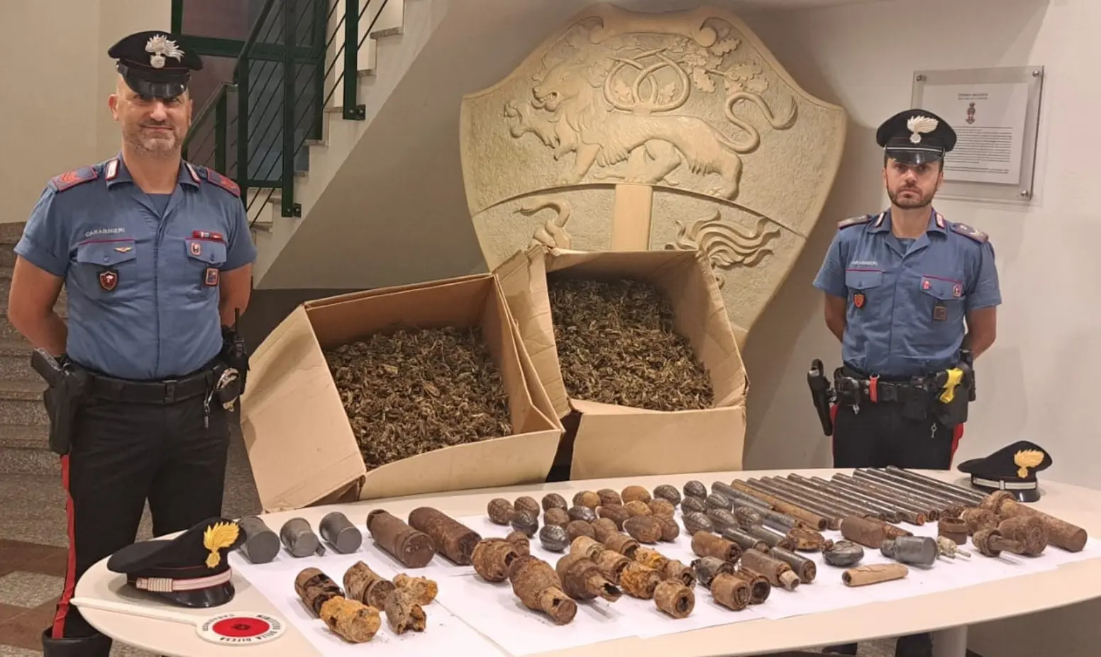 Armi e droga scoperte a Feltre: arresti e sequestri