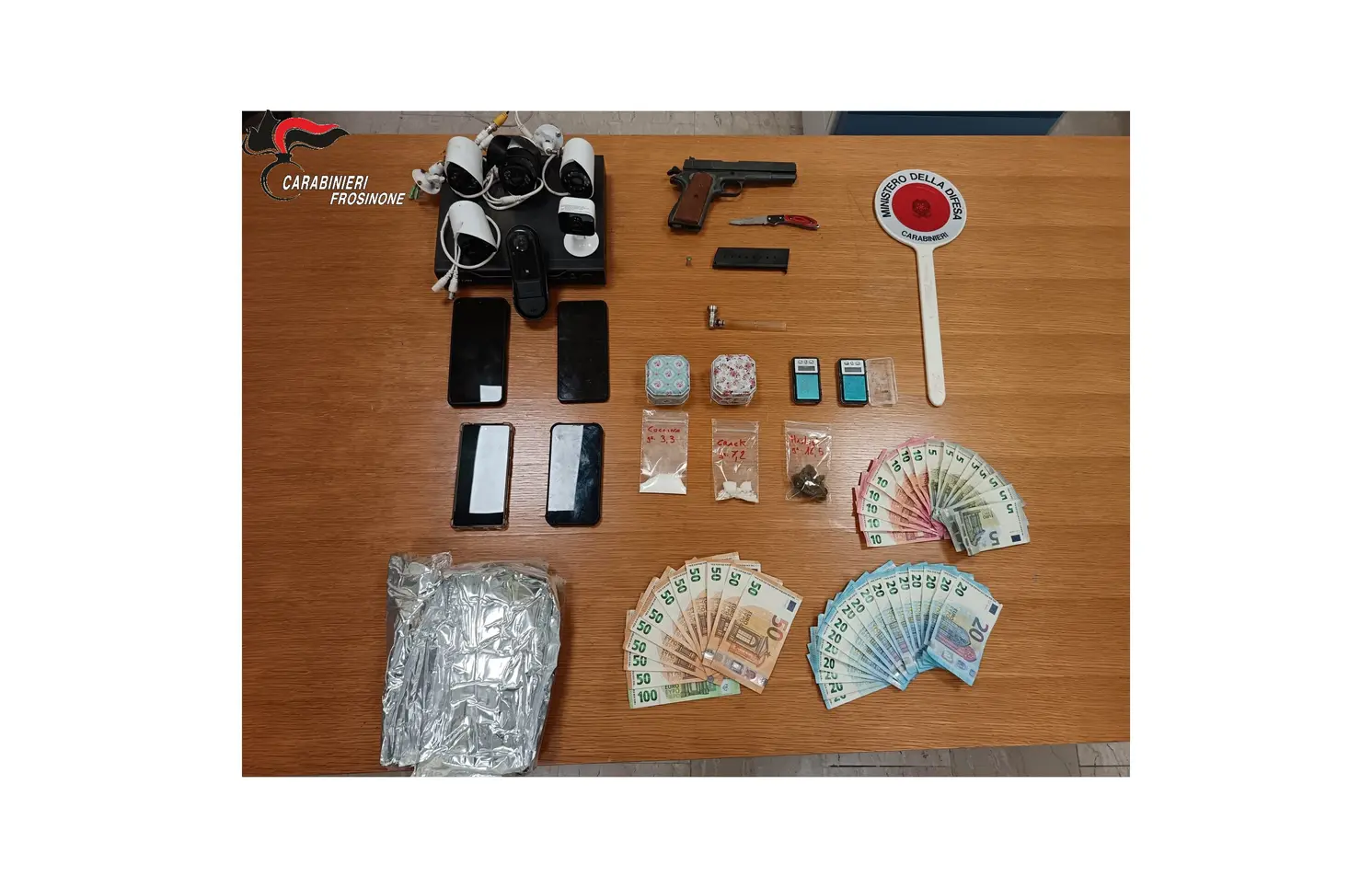 Frosinone: Carabinieri smantellano piazza di spaccio, due arresti