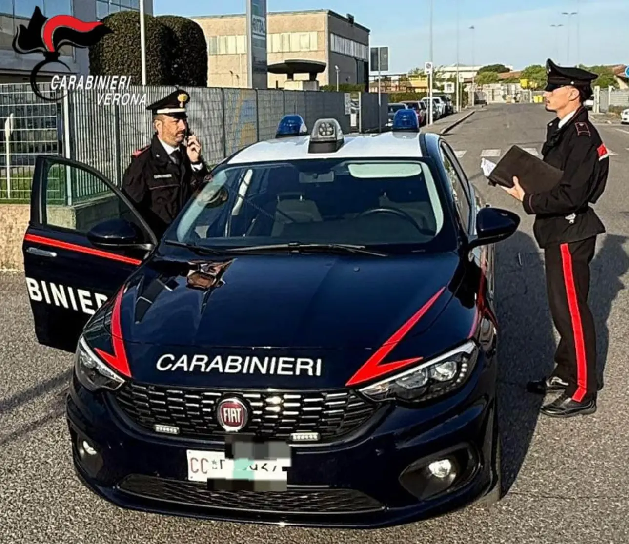 Furto aggravato sventato a Valeggio sul Mincio: due arresti