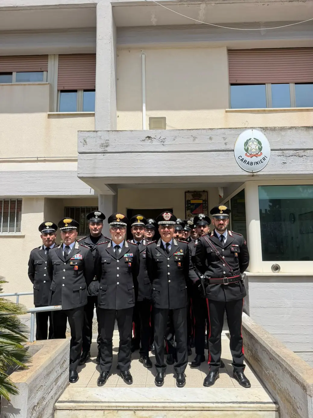 Generale Del Monaco visita caserme Carabinieri in Sicilia