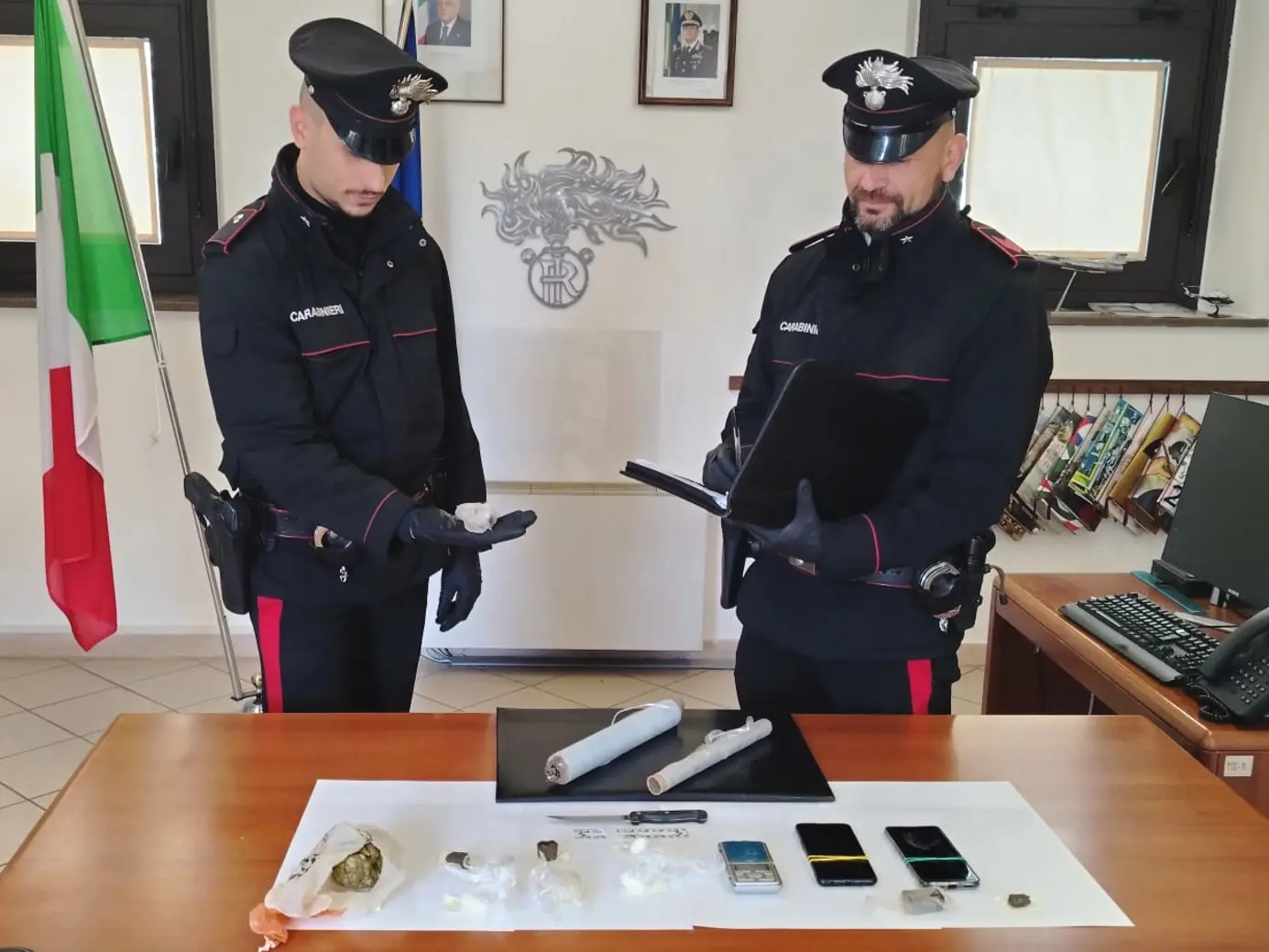 Martignacco: due arresti per spaccio in boschi