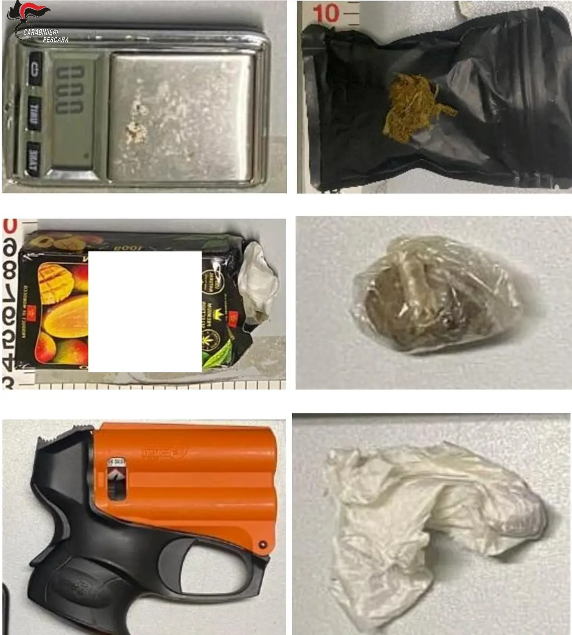Maxi sequestro di droga e armi a Montesilvano