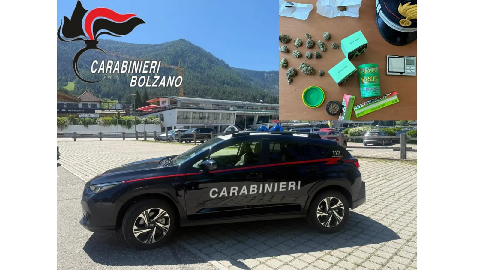 Maxi sequestro di droga a Brunico: arrestato 23enne